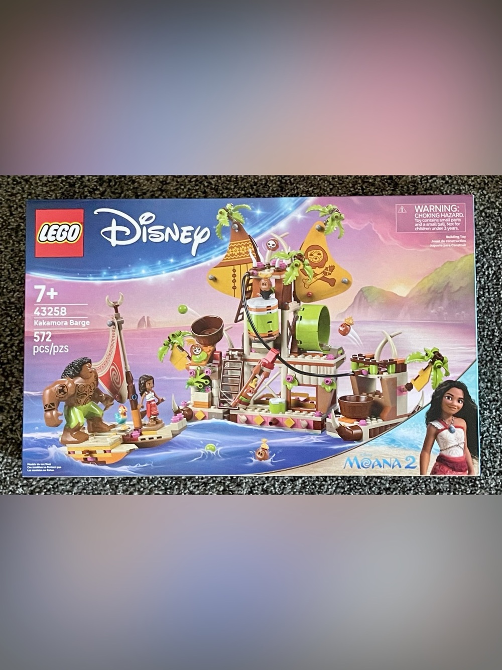 Disney LEGO Moana 2 Kakamora Barge 572 Pieces New Never Opened
